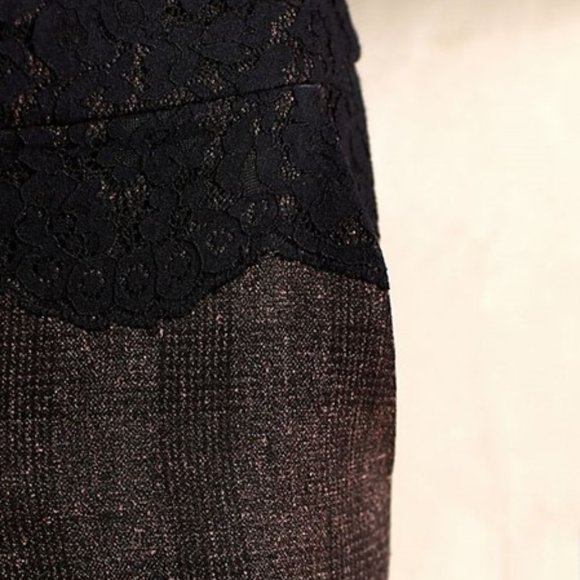 Anthropologie Flecked Brighton Trousers, by Elevenses, size 10 - Picture 5 of 11